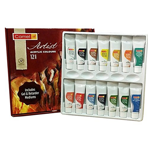 Camlin Kokuyo Artist 40 ml Acrylic Color Shade - 12 Shades