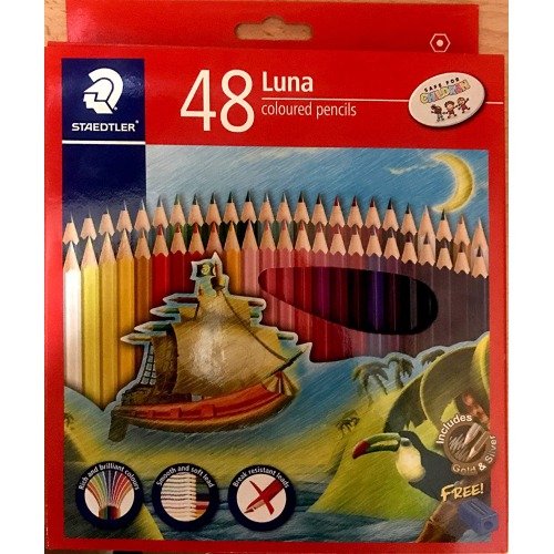 Staedtler Luna 24-Shade Coloured Pencil Set | 24 Brilliant Shades| Pencil Set