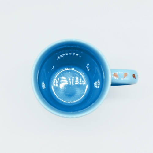 Blue Colour Coffee Mug With Leaf Design | Coffee Mug | Tea Mug