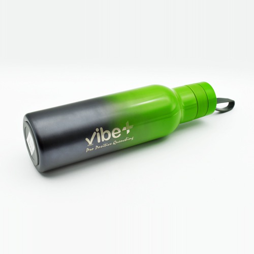 Vacuum Bottle | Thermal Bottle Black And Green Colour Shine | Water Bottle