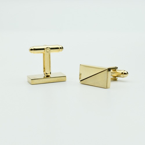 Gold Colored Cufflinks and Tie Pin Set for Men | Decorative Combo Tie Pin and Cufflinks Set for Men Boys Wedding Business Gift