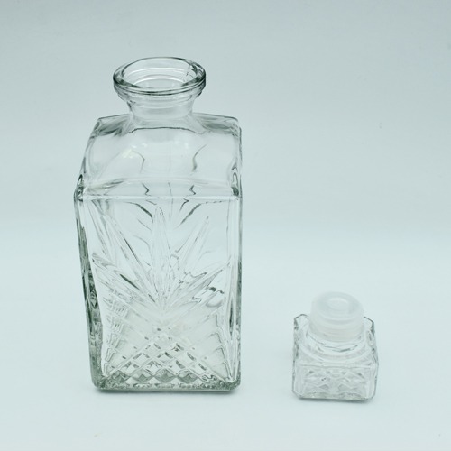Clear Crystal Whisky 7 Pcs Set | Premium Glass Decanter Combo for Whisky, Alcohol, Liquor