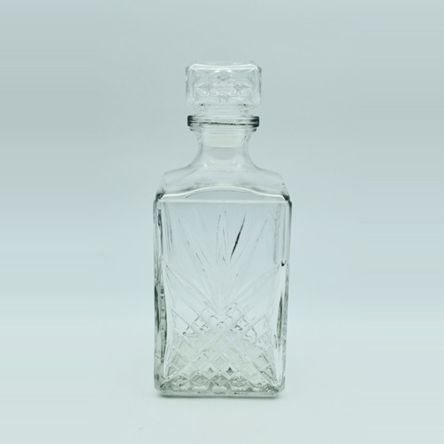 Clear Crystal Whisky 7 Pcs Set | Premium Glass Decanter Combo for Whisky, Alcohol, Liquor