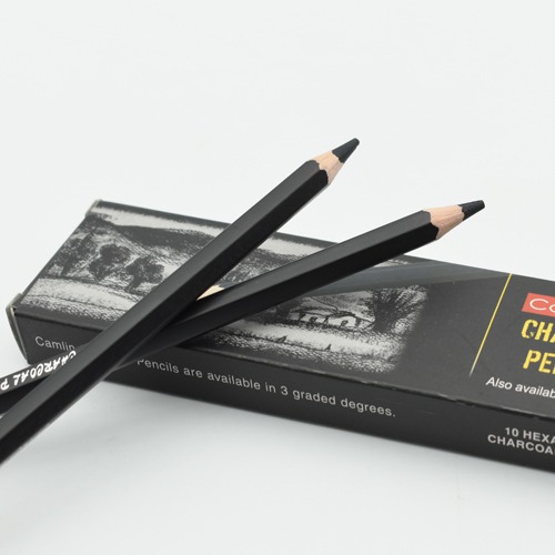 Camlin Charcoal Soft  Pencil | Charcoal Soft Pencil | Drawing Or Sketch Pencils