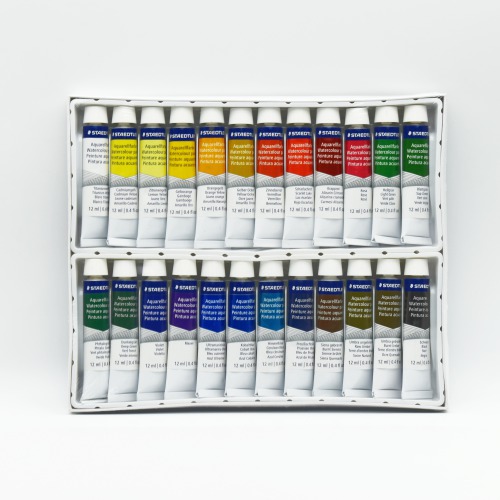 Staedtler Aquarell Water Colour Paint Set | Pack of 24 Tubes