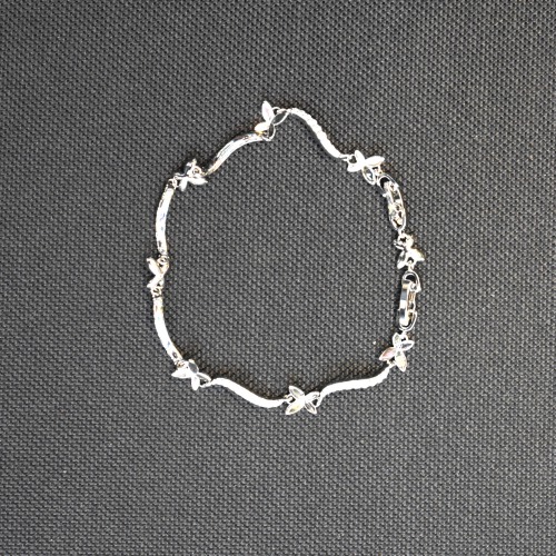 Diamond Toned Butterfly Bracelet For Women | Silver Bracelet For Women