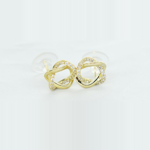 Gold-Beaded Contemporary | Gold Colour Earrings | Earrings