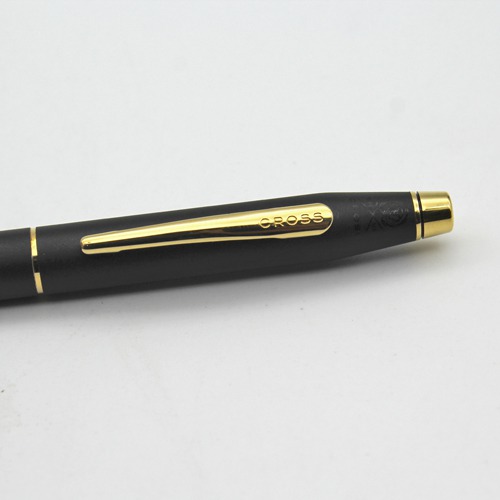 Cross Classic Century Black Rollerball Pen with Gold Plated Appointments  |  Premium Ball Pens | Pens For Office Use