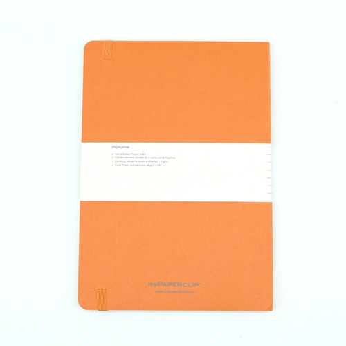 Notebook | Orange Colour Book Cover | Personal Diary |Organiser