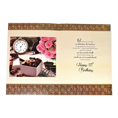 50th Birthday Greeting Card | Birthday Card