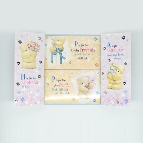 Two Fold Birthday Card With Multiple Cards Inside