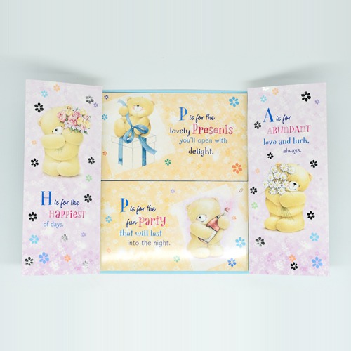 Two Fold Birthday Card With Multiple Cards Inside