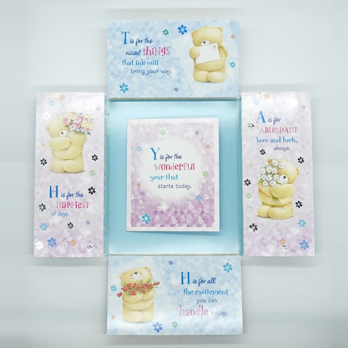 Two Fold Birthday Card With Multiple Cards Inside