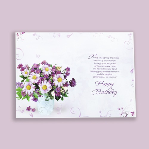 60th Birthday Greeting Card