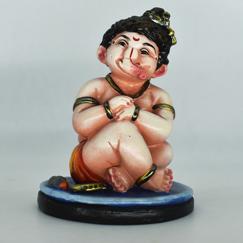 Blue Base Lord Bal Ganesha For Home & Office Decor