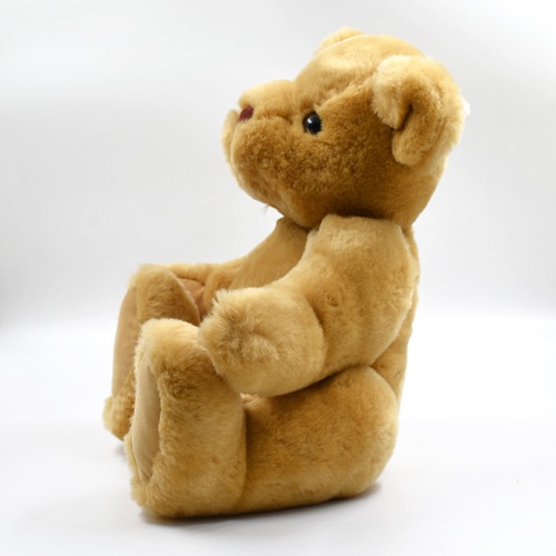 Cute Brown Sitting Bear Soft Toy For Kids