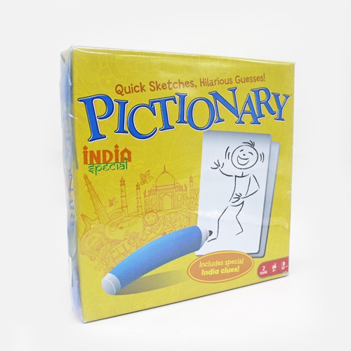 Mattel Pictionary India Special Board Game, Multicolor