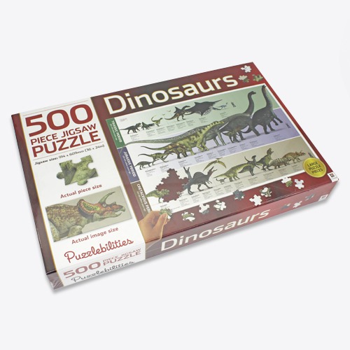 Dinosaurs 500 Piece Jigsaw Puzzle | Puzzle Game