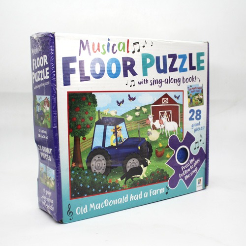 Musical Floor Puzzle With Sing Along Book