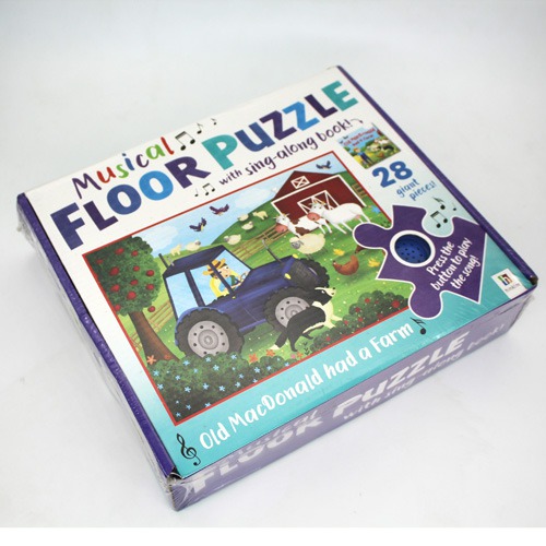 Musical Floor Puzzle With Sing Along Book