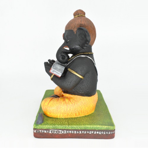 Lord Ganesha Reading a Book Idol 12 inch For Home & Office Decor