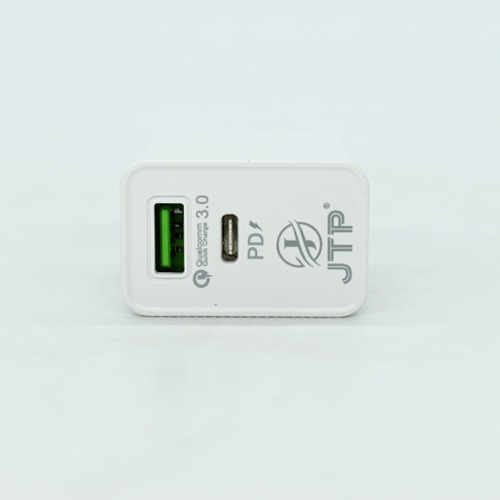 20  Watts/3.0 Amps 2-Port USB (Type-A) Wall Charging Adopter with Cable (Fast Charging Capability