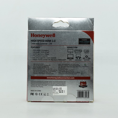 Honeywell  HDMI 2 Mtr With Ethernet