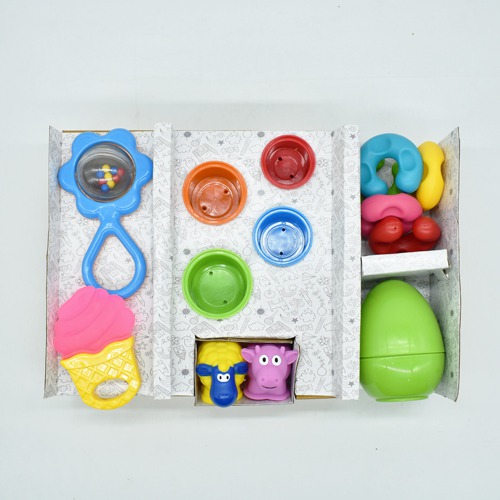 Giggles - Gift Set Classic , Multicolour Baby Toy Gift Set for New Born