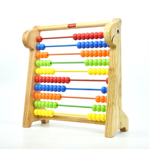 Giggles - Abacus, Multicolour Wooden Educational Toy, Early Math Skills, 3 Years