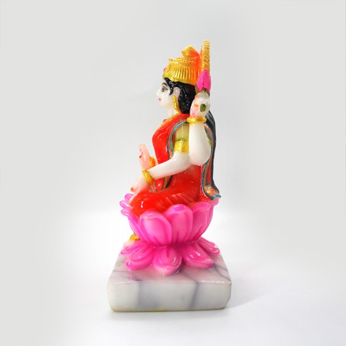 Goddess Laxmi Idols Showpiece for Temple Pooja Room Diwali Decoration Gifts for Family Friends Corporate Client Mother Father