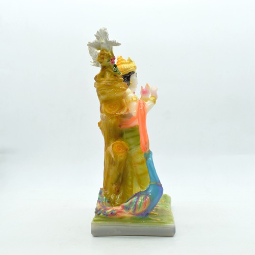 Radha Krishna Cow God Idol, Radha Krishna Cow God Murti Figurine Religious Pooja Gift Items and Murti for Mandir/Temple/Home/Office