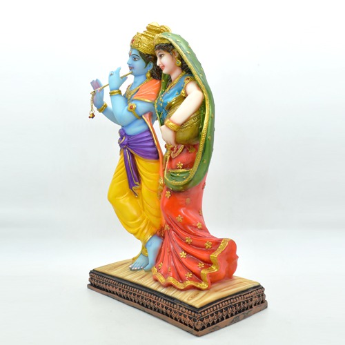 Fiber Radha Krishna Idol Statue Showpiece