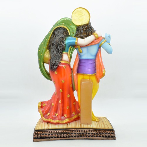 Fiber Radha Krishna Idol Statue Showpiece