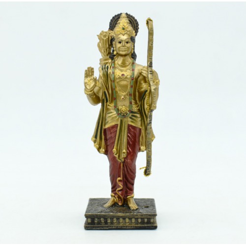 Fiber Ram Darbar Two Toned Colour Ram, Laxman, Hanuman, Sita  (Height - 6 inch, Width - 7 inch, Weight - 400 gm)