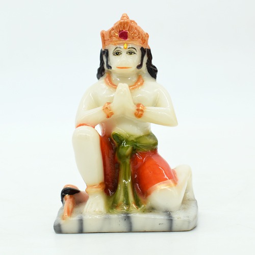 Fiber Ram Darbar Murti for Home Temple Hindu Religious Idols Ram Sita Laxman Hanuman Statue Puja Diwali Decoration Items