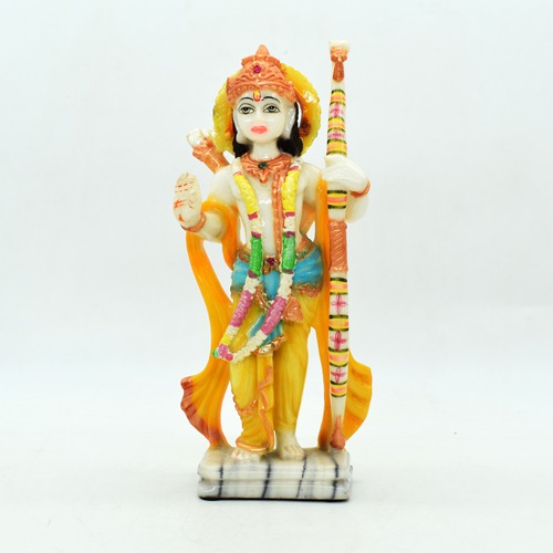 Fiber Ram Darbar Murti for Home Temple Hindu Religious Idols Ram Sita Laxman Hanuman Statue Puja Diwali Decoration Items