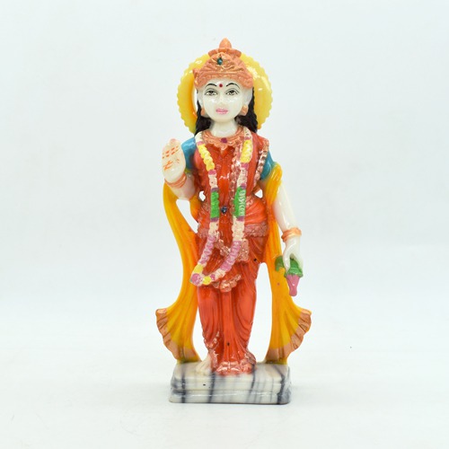 Fiber Ram Darbar Murti for Home Temple Hindu Religious Idols Ram Sita Laxman Hanuman Statue Puja Diwali Decoration Items