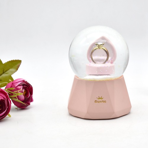 Beauty and The Beast Eternal Enchanted Ring in a glass dome with LED Lightings perfect gift for propose day , valentines day