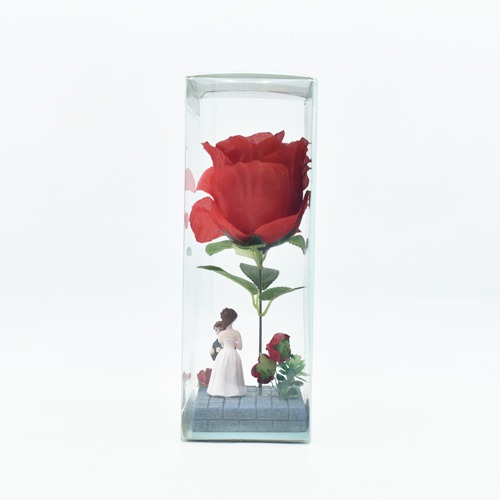 Artificial Couple Rose Show piece proposing for valentines day