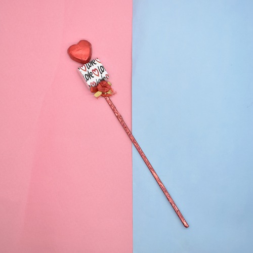 Chocolate Heart Shape  Lollipop