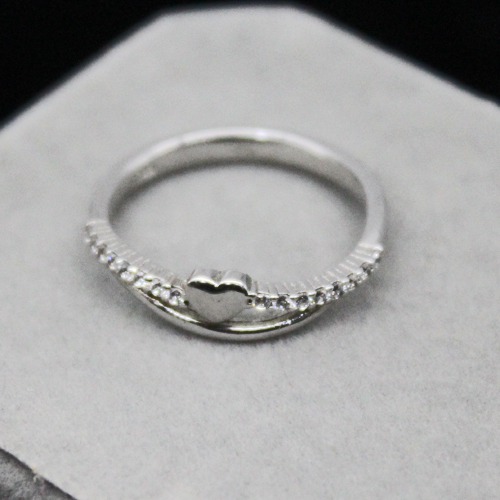 Silver Plated Heart Design Ring | Design Ring | Silver Plated Ring | Women's Ring
