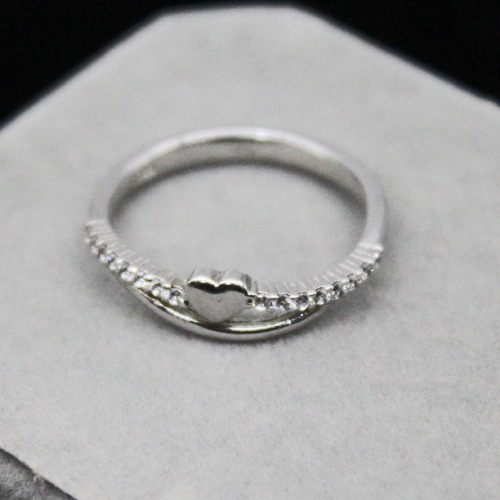 Silver Plated Heart Design Ring | Design Ring | Silver Plated Ring | Women's Ring