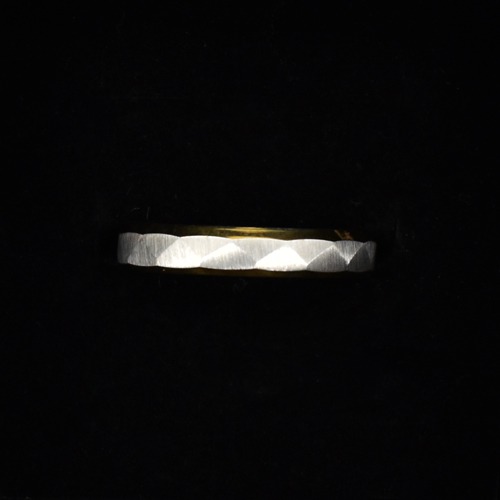 Dual Tone Silver And Gold Plated Ring For Men | Men's Ring | Gift For Men