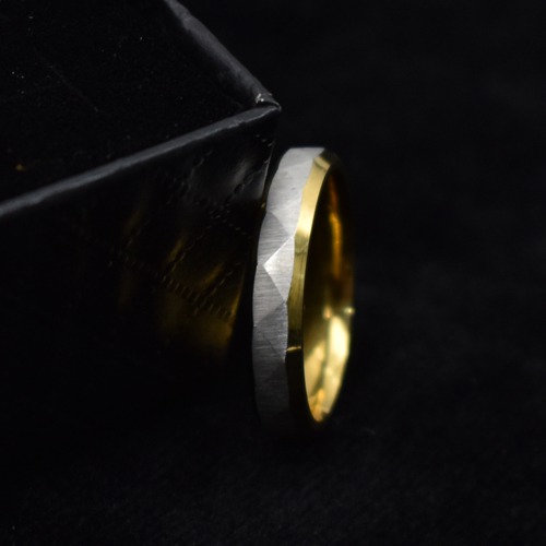 Dual Tone Silver And Gold Plated Ring For Men | Men's Ring | Gift For Men