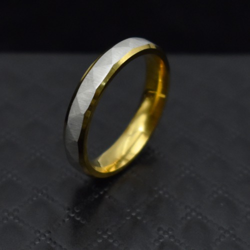 Dual Tone Silver And Gold Plated Ring For Men | Men's Ring | Gift For Men