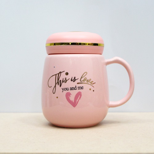 Cute Love Themed Ceramic Coffee Mug