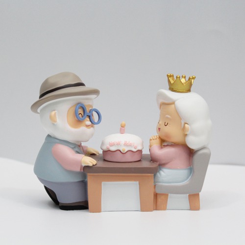 Gift For Couple| Romantic Cute Old Couple| Showpiece For Decor