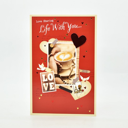 Love Sharing life With You Greeting Card