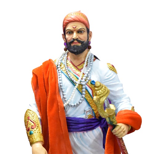 Chhatrapati shivaji Maharaj Maratha King Standing Fiber statue