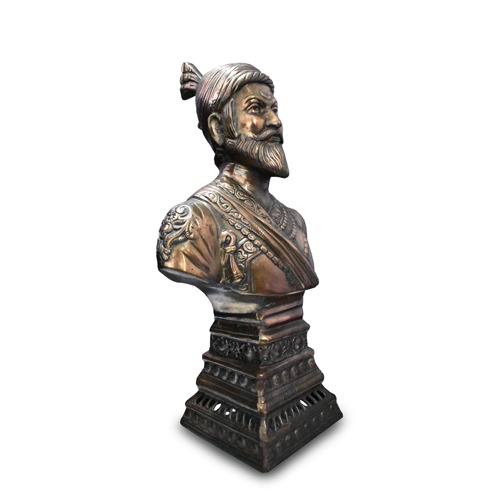 Gun Metal Copper Chhatrapti Shivaji Maharaj Idol